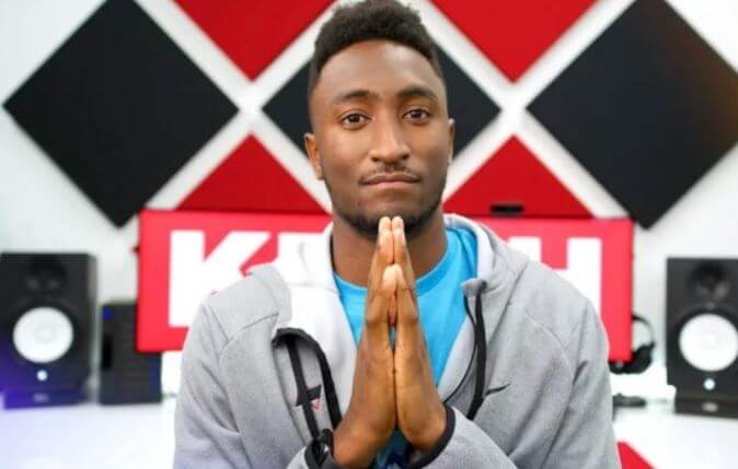 Marques Brownlee thanking his subscribers after hitting the target of 10 million.